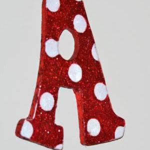 Glitter Classic Red Minnie Mouse Inspired..