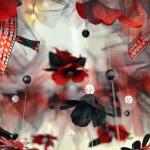 Floating Ladybug Nursery Mobile Black/red, Nursery..